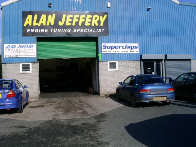 Alan Jeffery's Engine Tuner shop; Neil Yates' STi Type-R.
