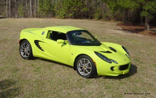 The Lotus Elise...a nice, lightweight exotic.