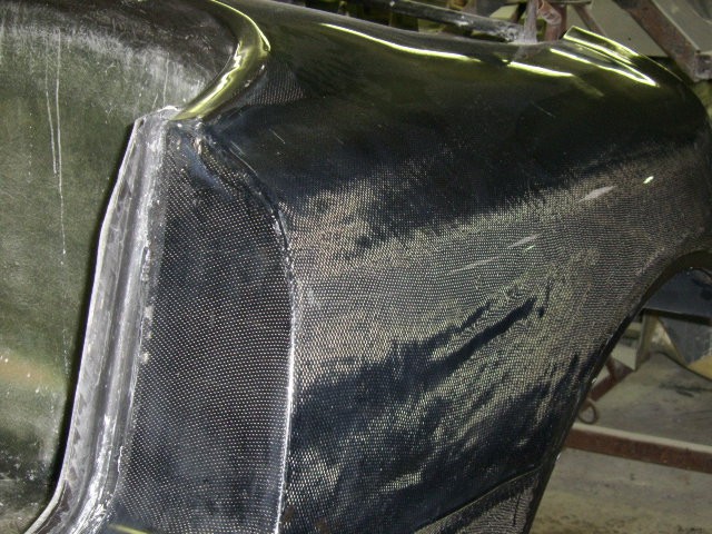 The polished carbon fiber Murtaya body for Jay.
